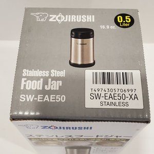 Zojirushi Steel Food Jar, 16.9-Ounce, Black/Stainless Brand new in box